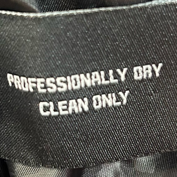 Guess Woman’s Wool Blend Peacoat Charcoal Colored Lined Split Collar Coat Size L - Picture 9 of 14